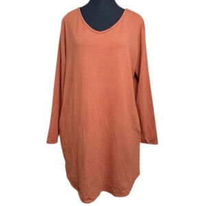 Lost  in Layers Womens S/M Handmade Long Sleeve Long Sleeve Stretch Jersey Dress